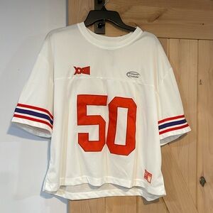 Oversized box fit jersey